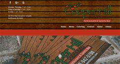 Desktop Screenshot of cooperhillpizza.com